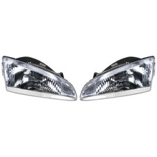 1995 1996 1997 Dodge Intrepid Headlights Headlamps Lights Lamps Pair (Fits: Dodge Intrepid)