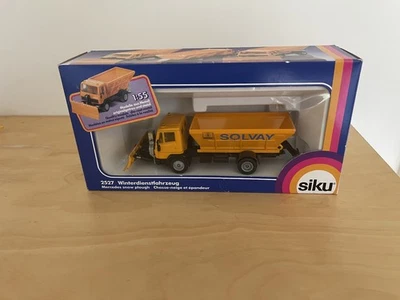 RARE VINTAGE SIKU #2527 MERCEDES SNOW PLOUGH 1 :55 BOXED VGC - Image 1 of 4