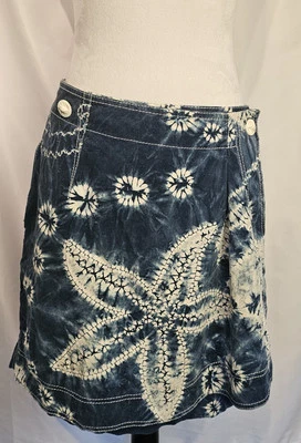 DE COLECCIÓN GENE EWING BIS Bohemia Boho Chic Hippie Playa Tie Dye Falda Envolvente 10 Foto 1 de 4