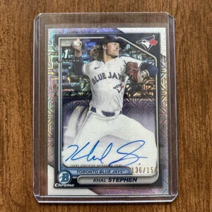 2024 Bowman Cromo Béisbol Mojo Khal Stephen 1st Bowman Novato RC Automático/150 - Imagen 1 de 2