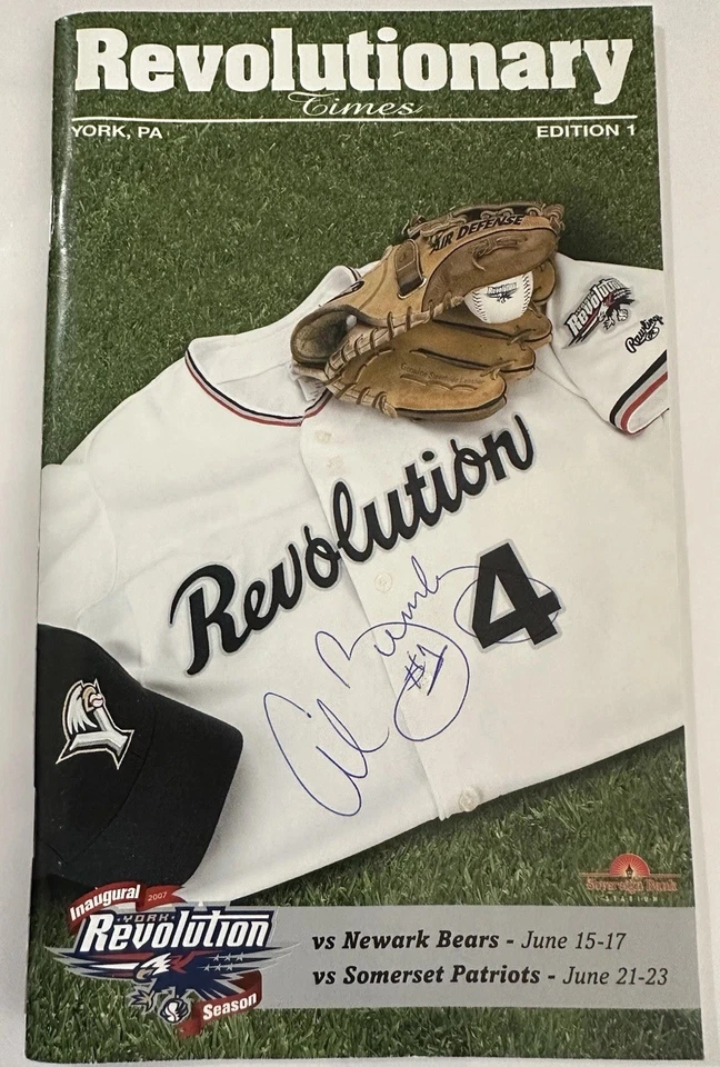 Al Bumbry Signed 2007 York Revolution Autographed Program - Image 1 of 1