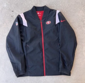 San Francisco 49ers Jacke Größe Large schwarz Nike NFL On Field Team Issued SF - Bild 1 von 12