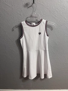 tommy hilfiger Tennis Dress Girls Size Medium 8 /10 White - Picture 1 of 7