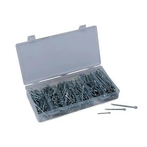  Assorted Split Cotter Pins Split Pin Set With Storage Case 500PC - Picture 1 of 10