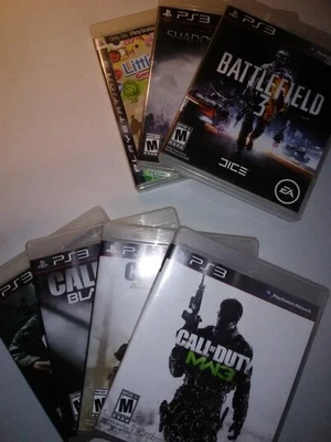Lote de paquete de juegos Sony PS3 (Battlefield, Call of Duty, LittleBigPlanet, LotR) Foto 1 de 4