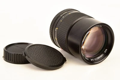 Lente teleobjetivo de enfoque manual Minolta MD 135 mm f/3,5 con tapas para montaje SR V29 Foto 1 de 4