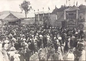 Forepaugh & Sells Circus Original PHOTO 1910 Antique VTG At Watertown New York - Picture 1 of 2