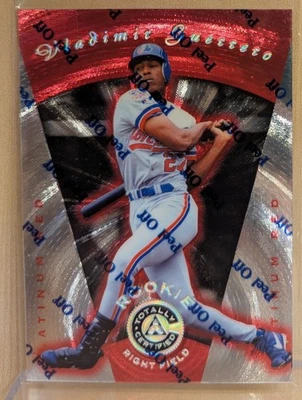 1997 Pinnacle Totalmente Certificado PLATINUM RED 111 Vladimir Guerrero HOF ROOKIE RC - Imagem 1 de 2
