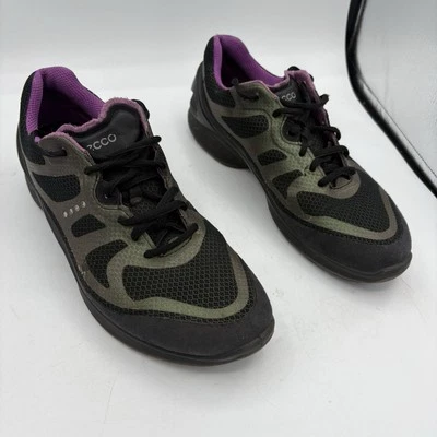 Ecco Sneakers Shoes Womens Size 7 Biom Fjuel Tie Athletic Green Black - Image 1 of 4