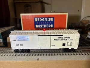 Lionel "O" Scale #6-1176B U S NAVY Operating  Voltmeter Boxcar. NIB, NICE - Picture 1 of 7
