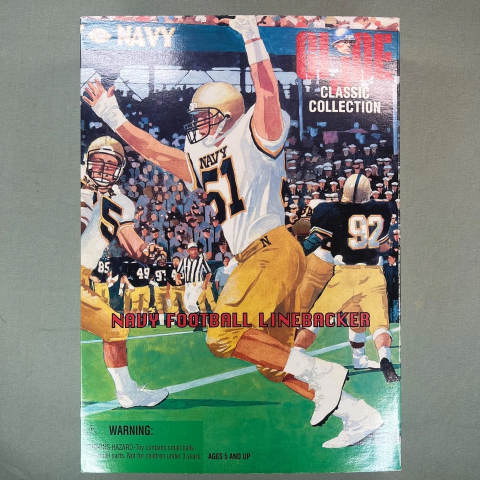 Gi Joe Classic Collection Navy Football Linebacker Figure Kenner