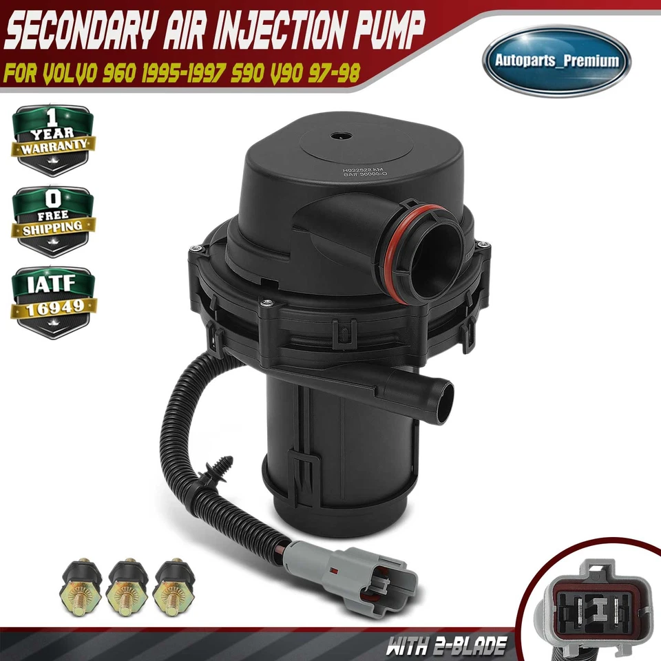 Bomba de injeção de ar secundária para Volvo 960 1995-1997 S90 V90 1997-1998 L6 2.9L - Imagem 1 de 4