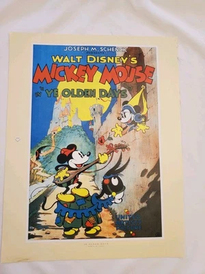 Póster de 2 caras de Mickey Mouse: Sí Olden Days And The Whoopee Party, sin marco Foto 1 de 4