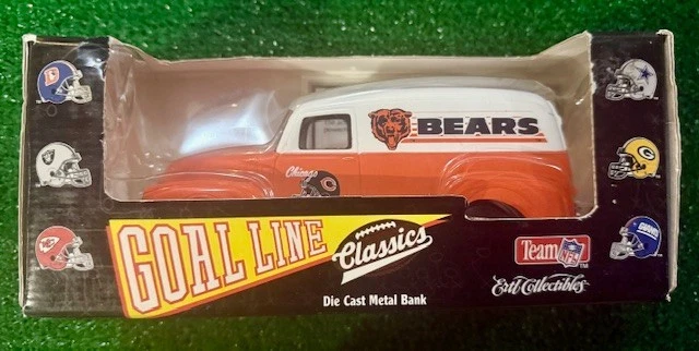 CHICAGO BEARS ERTL NFL BANCO DE MONEDAS 1951 GMC furgoneta de entrega Foto 1 de 1
