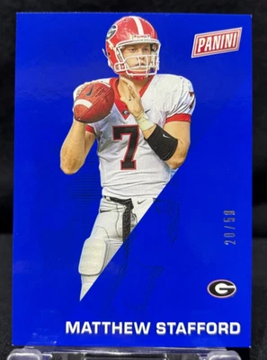 MATTHEW STAFFORD 2022 Panini Father’s Day #20/50 - LA Rams & Georgia Bulldogs - Image 1 of 2