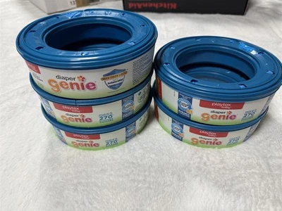 LOTE DE 5 RECARGAS PAÑALES PLAYTEX BABY GENIE 270 UNIDADES POR  Foto 1 de 4