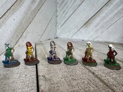 Ral Partha 01-060 Dama Con Mascota Dragón Metal Pintado. Lote 5 Fantasía Foto 1 de 4