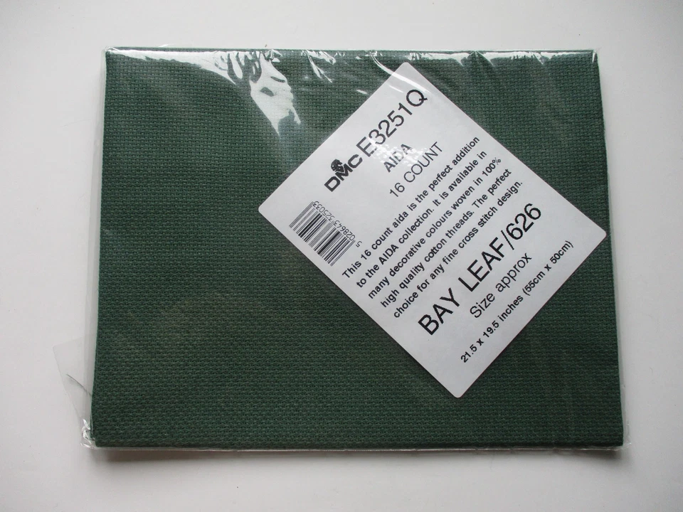 DMC  Aida 16 count  - Green - Image 1 of 1