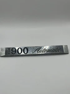 Vintage 1900 Automatik Chrom Emblem Abzeichen Typenschild Auto Modell 1900cc - Bild 1 von 3
