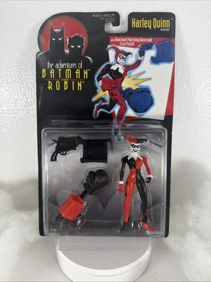 Figura de acción Kenner The Adventures of Batman and Robin Harley Quinn 1997 nueva en paquete Foto 1 de 4
