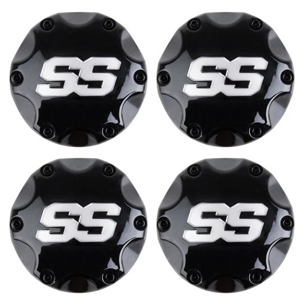 Juego de tapas de rueda ITP Yamaha Viking/Wolverine negras 4 piezas Foto 1 de 1