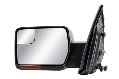 Espejo retrovisor lateral izquierdo luz de señal de giro de calor eléctrica luz de charco para 09-14 Ford F-150 Foto 1 de 4