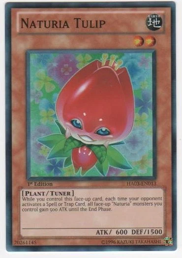 Naturia Tulip - HA03-EN013 - Super Rare - 1st Edition - Moderately Played - Image 1 of 1