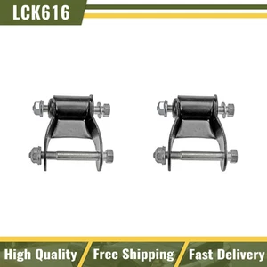 Rear Leaf Spring Shackle Repair Kit Pair Driver & Passenger Sides Fits Chevy GMC - Picture 1 of 5
