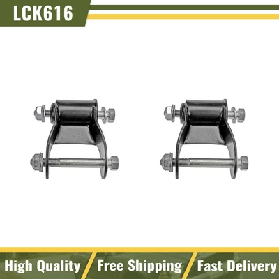 Ремонтный комплект пара скоб задней листовой пружины со стороны водителя и пассажира подходит для Chevy GMC - Изображение 1 из 4