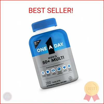 One A Day 男士 50+ 健康优势多种维生素多种维生素,多种维生素,适合 Vi — 第 1/2 张图片