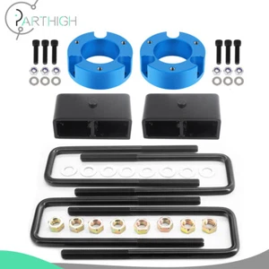For Toyota Tacoma 6 Lug 2005-2023 3" Front 2" Rear Leveling Lift Kit Blue Spacer - Picture 1 of 12