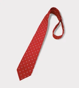 BOGGI Red Floral Silk DESIGNER Tie ITALY - Picture 1 of 4