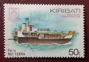 Ferry Kiribati 1984 usado Mi 441 Scott 442 excelente 8245 - Imagen 1 de 2