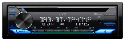 JVC KD-DB922BT CD/MP3-Autoradio DAB Bluetooth USB iPod AUX-IN - Bild 1 von 4