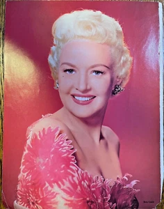 1982 Vintage Magazin Illustration Schauspielerin Betty Grable - Bild 1 von 1