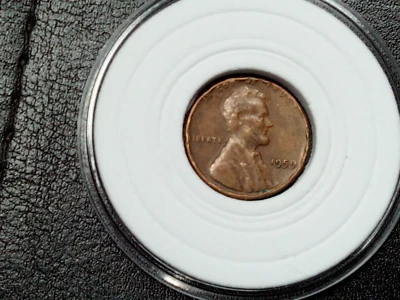 Mint Error Coin Copper 1959 p Lincoln 1c Penny Rim Error Mint Error  - Image 1 of 4