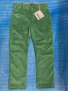 NWT Bleu Clementine Girls Green Pants Size 6 Made in Colombia - Picture 1 of 15