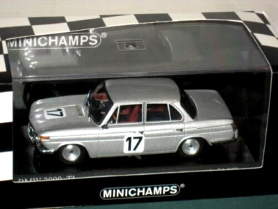 Minichamps BMW 2000 Ti 17 Ickx Van Ophem Winners 24H Spa 1966 1/43 Limited 1272 Foto 1 de 2