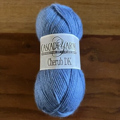 Cascade Cherub DK Yarn Classic Blue #34, 1.75 oz. - Image 1 of 4