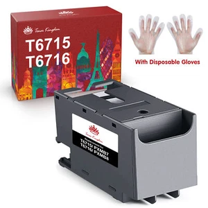 1x T6715 T6716 Scatola di manutenzione inchiostro per Workforce Pro WF-4730 WF-4740 WF-4734 - Foto 1 di 5