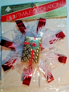 Weihnachten großes Paketanhänger Ornament Geschenk am Band im Paket Bradford - Bild 1 von 5