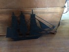 Antique Clipper Ship Weathervane Large Rare Handmade Early Primitive Nautical