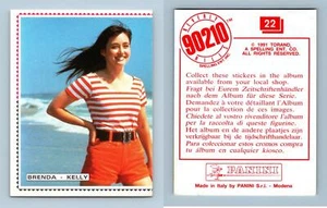 Brenda - Kelly Part 1 Of 2 #22 Beverly Hills 90210 Panini 1991 Sticker - Picture 1 of 1