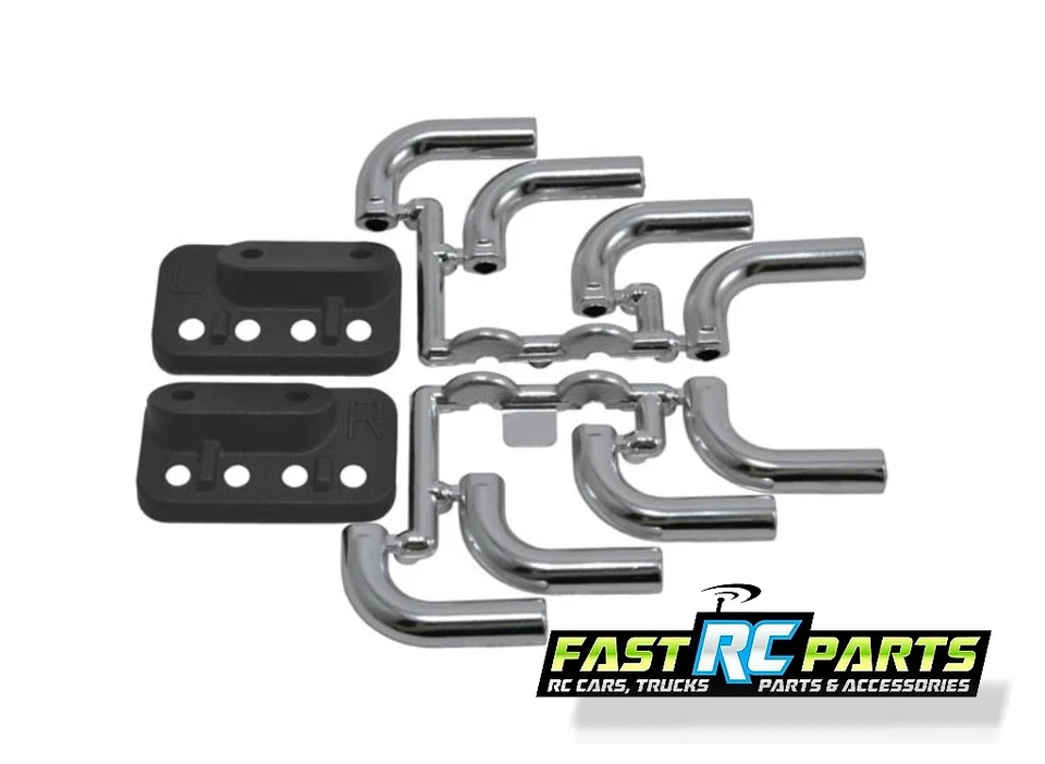 RPM R/C Products Zoomies Mock Exhaust Headers Chrome RPM70853 - Image 1 of 1