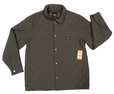 VANS Men's XL Knox MTE-1 Quilted  Coat Jacket  Forest Green - VN000EXBBZ0 - Image 1 of 4
