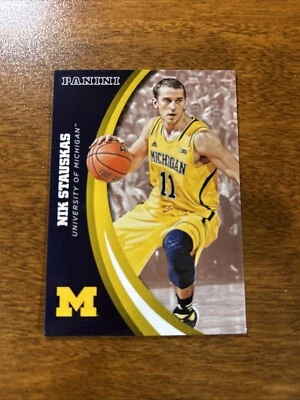 2015 Panini Collegiate Michigan Nik Stauskas #34 B5 - Image 1 of 2