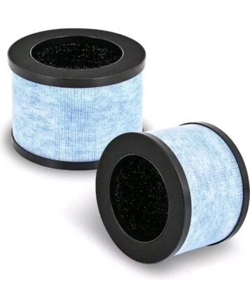 LINNIW 2 Pack True HEPA filters for AROEVE KLOUDI MK06 MK01 DHJ01 EPI080 MJ001H