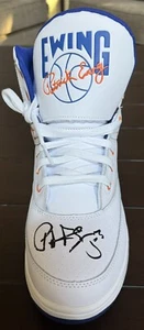 Patrick Ewing Signed Ewing Athletics Size 12 (US) Basketball Sneaker & JSA LOA - Picture 1 of 8