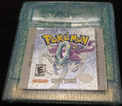 Pokemon Crystal Version Nintendo Gameboy Color  Tested AUTHENTIC Cartridge - Image 1 of 2
