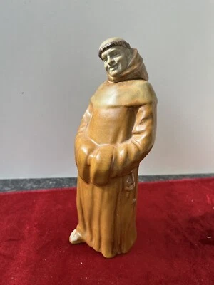 Bouteille Carafe flacon En grès Moine Signé DENBAC - Photo 1/4